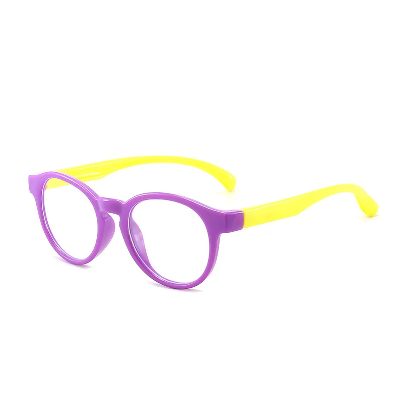 
5014 многоцветные гибкие прочные Детские компьютерные очки, очки с защитой от синего света 