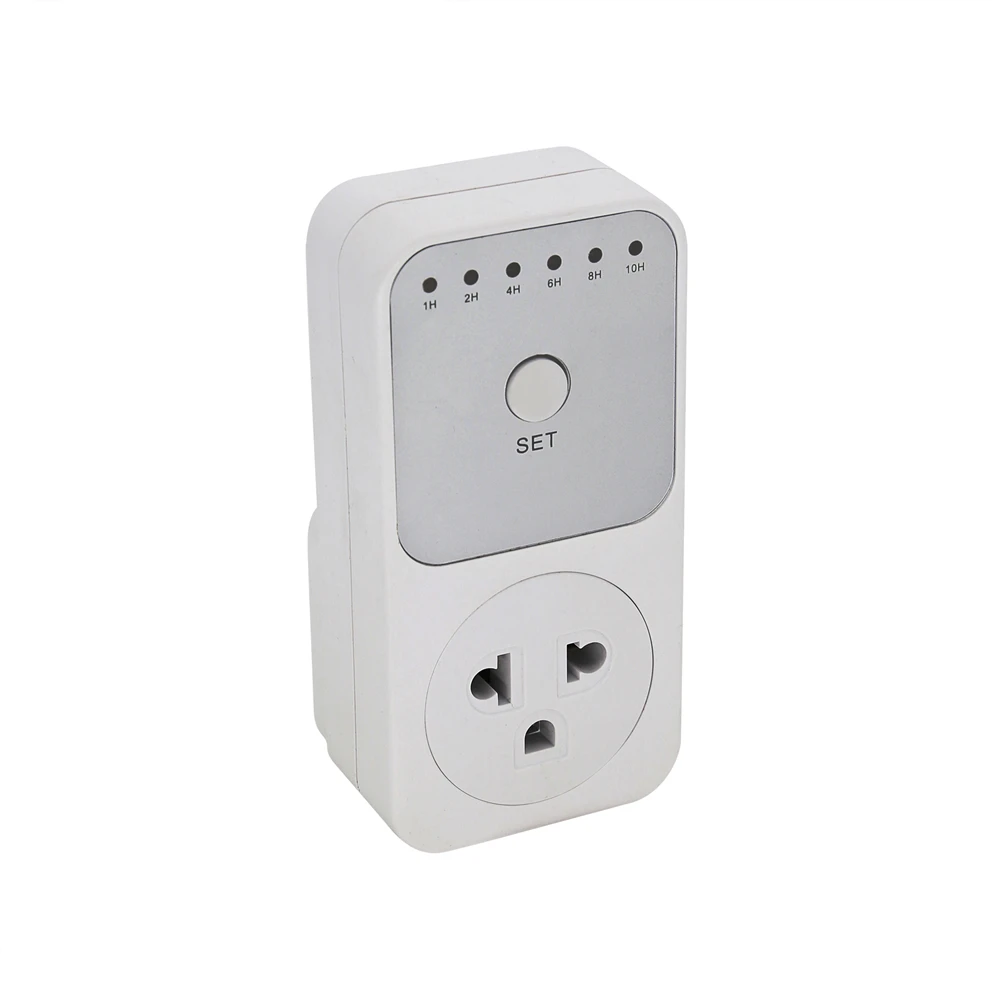 Electronic Timer Switch EU FR BR UK Countdown Switch Controller Kitchen Timer 6 sets Outlet Timing Socket