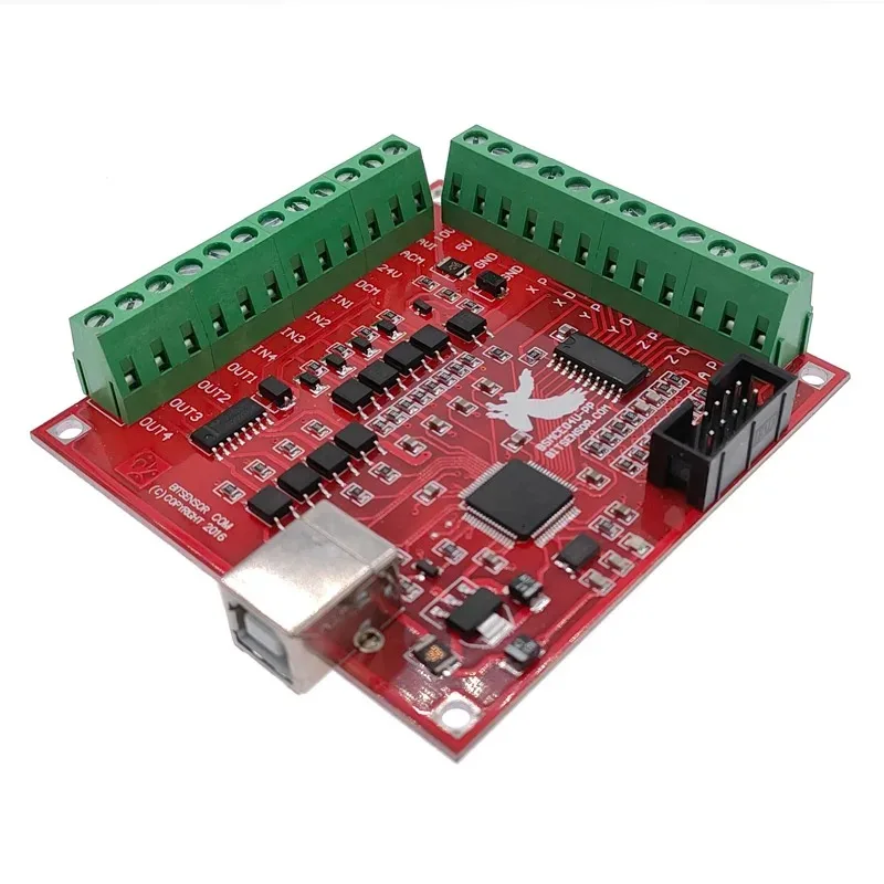 Горячая плата с разъемом CNC USB MACH3 4 оси 100 кГц поддержка шагового и серводвигателя интерфейс водителя контроллер движения драйвера