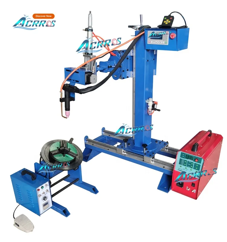 Manipulator Manual Adjust Stroke Welding Flange Pipe 600mm length Column and Boom