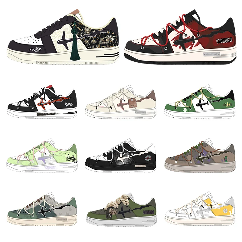 Factory Original Sneakers Support Customized LOGO Brand Shoes Fashion Walking Style Casual Sports Shoes