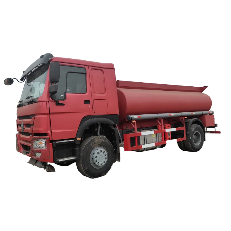 Sinotruk Howo 4x2 6 Wheeler Fuel Tank Truck 10cbm Howo Oil Tanker Truck With Pump
