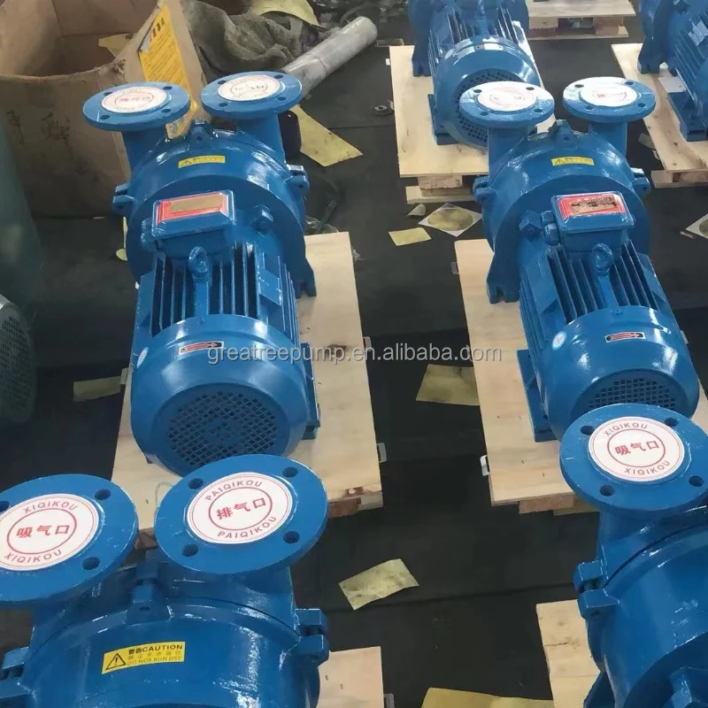 2bv horizontal water liquid ring circulating 7.5kw cnc router vacuum pump