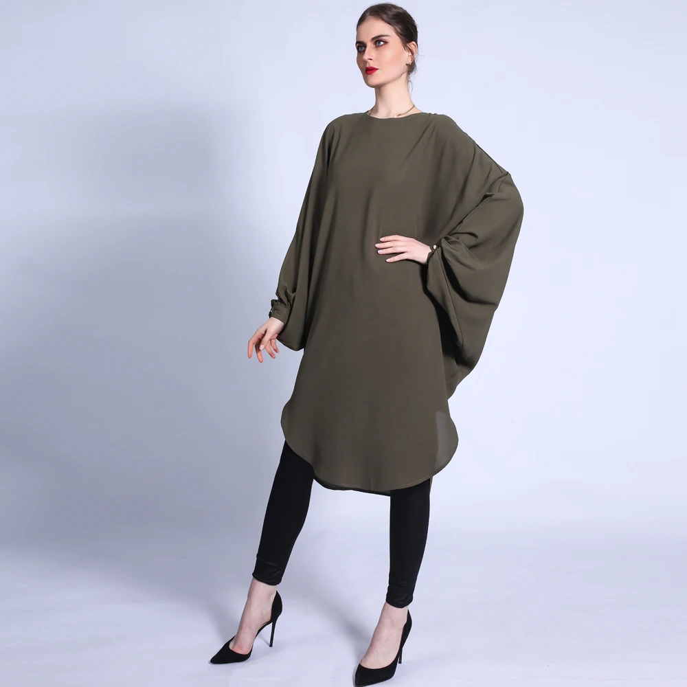 Factory direct sales casual long sleeve abaya islamic clothing women muslim clothes islamic women clothing