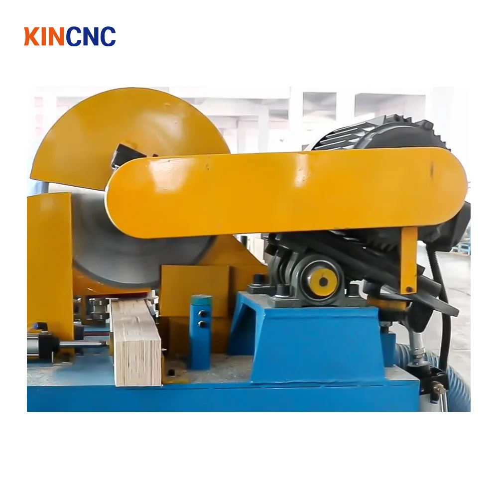 KINCNC Factory Price Automatic Wood Pallet Block Saw Cutting Machine Wood Block Cutter