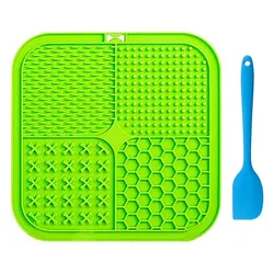 Hot Sale ECO Friendly Food Grade Silicone Anxiety Relief Calming Treat Puzzle Pet Feeding Slow Feeder Non Slip Cat Dog Lick Mat