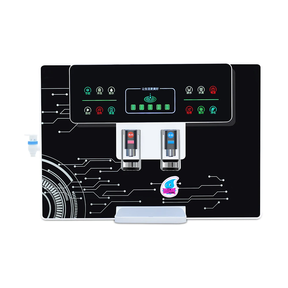 High Quality Hot Cold Water Reverse Osmosis Desktop Water Dispenser Level 5 Filter System Purifier