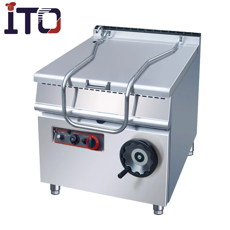 Factory direct 80L Gas Tilting  Brasising Pan Hotel Equipments