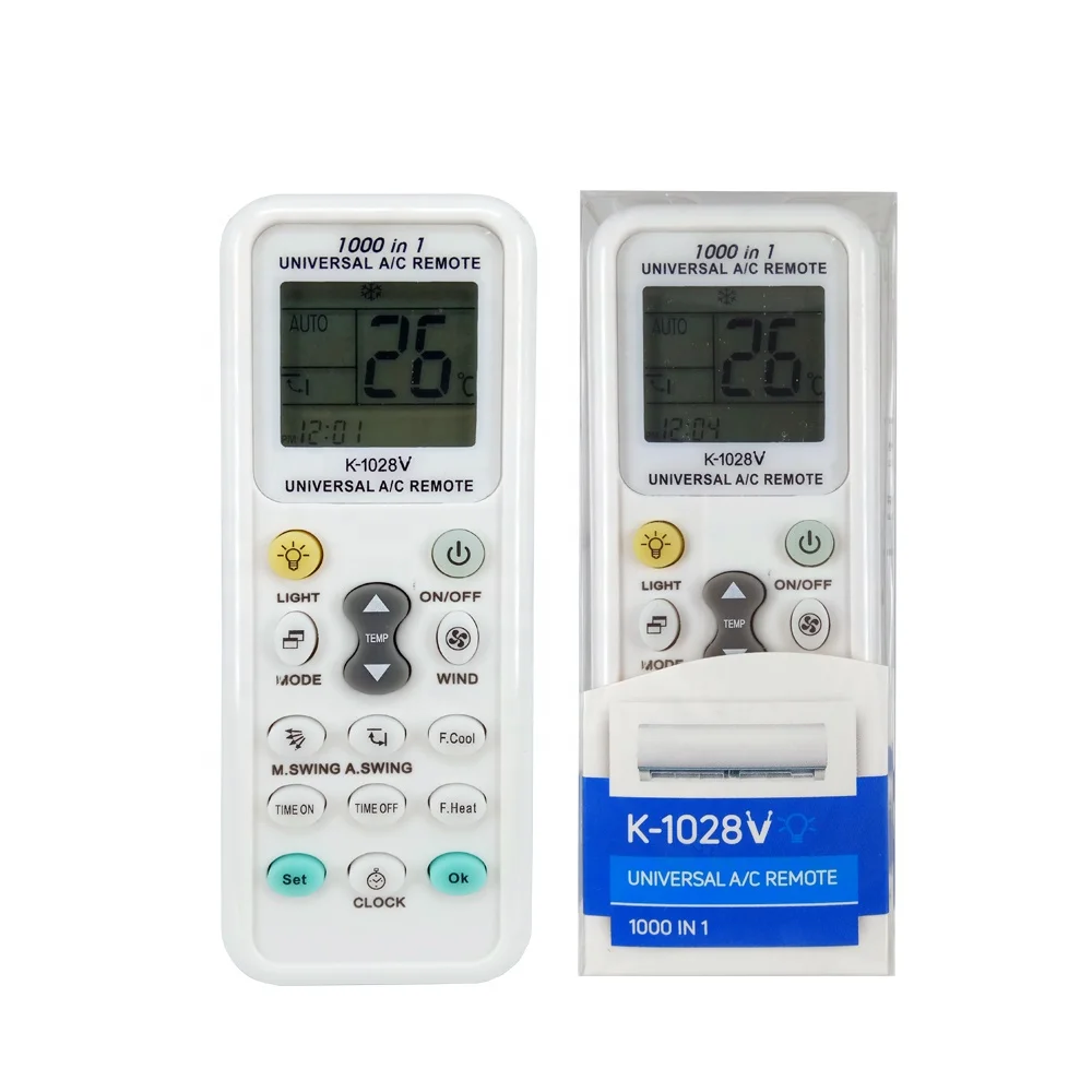 SYSTO K-1028V UNIVERSAL A/C UNIVERSAL AIR CONDITIONER REMOTE CONTROL FOR DIFFERENT BRAND CLASSIC SHAPE WITH FACTORY PRICE