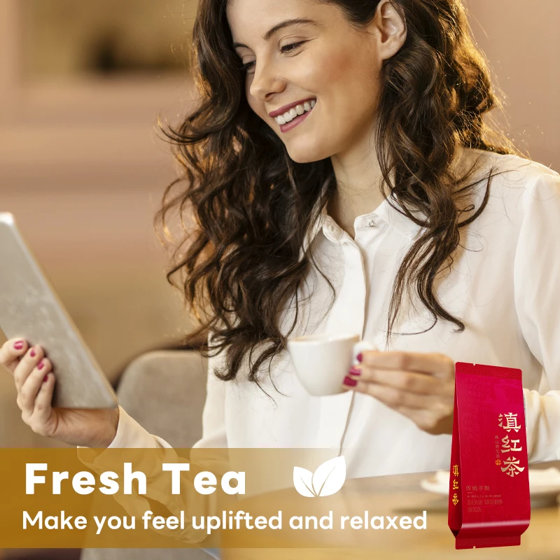 Chinese black tea  Independently packaged and portableblended tea coffee milk Yunnan large leaf  Yunnan black tea