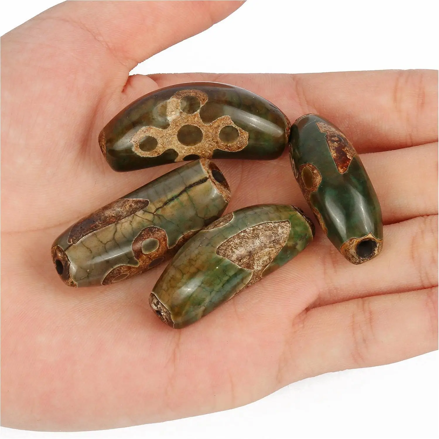 4x2mm Cylindrical Agate Disc Beads Jewelry Findings Charms  Beading Flower Accessories Agate Stone Smokey Quartz Beads