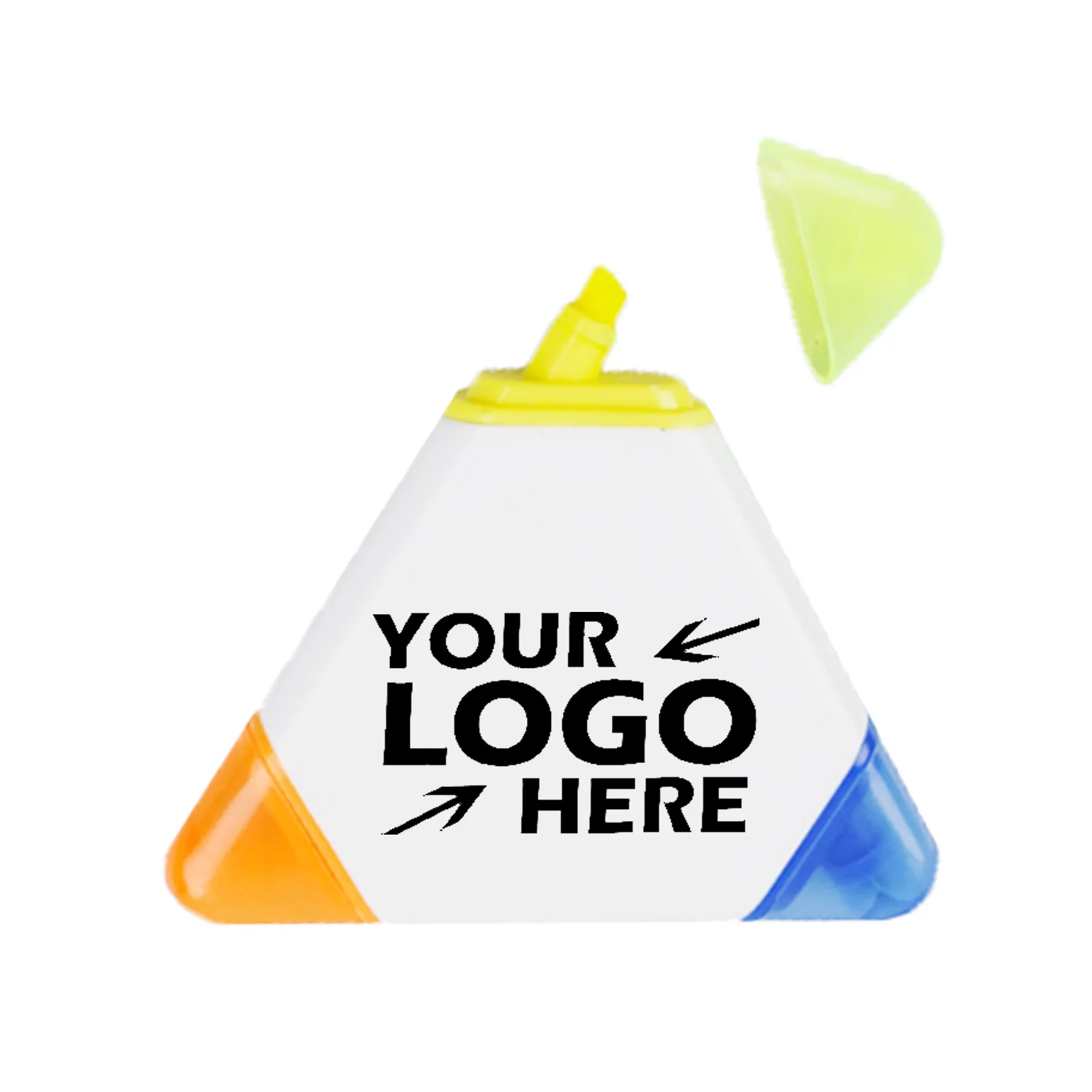 Треугольный хайлайтер 3 в 1 с цветными