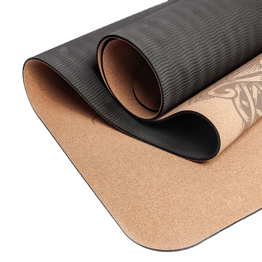 High Quality Custom Premium Thick Eco Friendly Natural Yoga Cork Mat