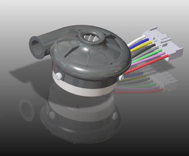 21m3/h 6kpa 24V dc brushless mini centrifugal air blower used for cpap machine and other medical devices