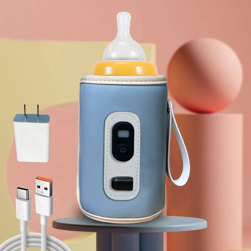 New Design Indoor/Outdoor Smart Drinkware Intelligent Baby Bottle Warmer Portable Heating Milk Heater for Baby Feeding