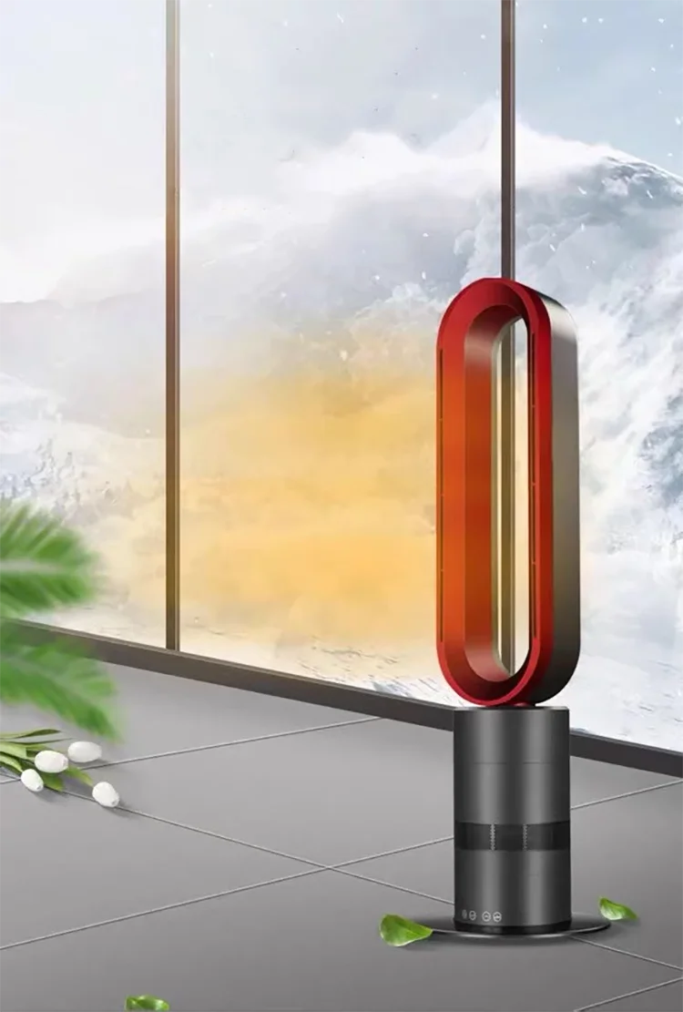 Wholesale Smart Home High Quality Air Cooling Safety Tower household Electric Heater And Cooler bladeless Fan