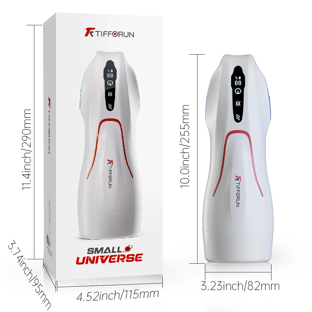 Hot Selling 7 Frequency Automatic Electric Masturbator Machine for Men Suction Vibration with Female Actress Pronunciation