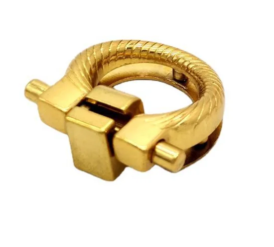 yonkio twist lock handbag custom bag hardware twist lock fashion container twist lock