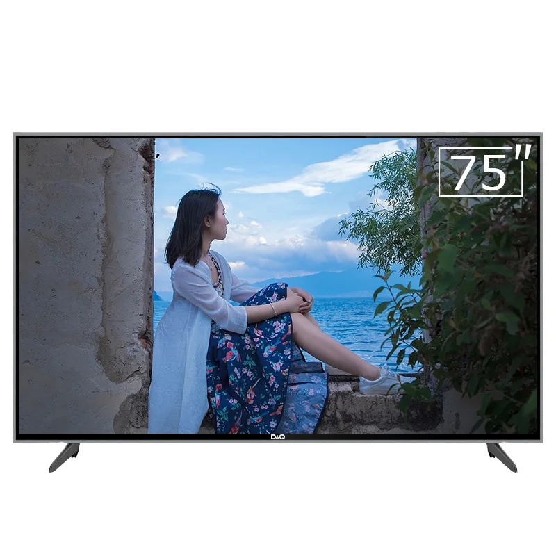 read to ship Big size 75 INCH 2+16G TV Smart led smart tv 4k ultra hd oled android television