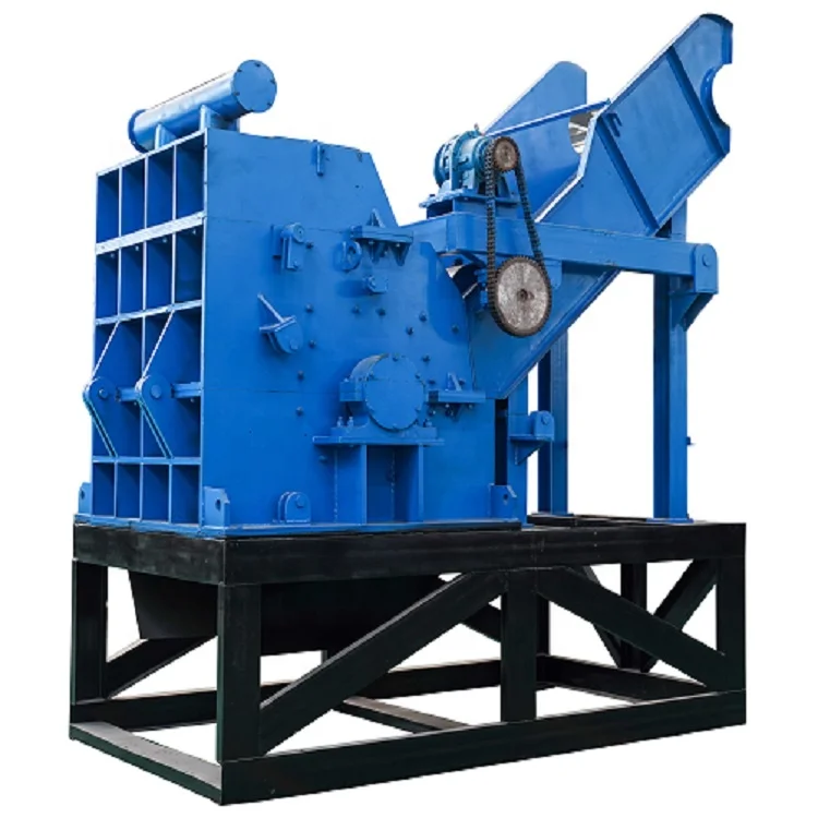 Recycling Plastic Scrap Aluminum Can Hammer Mill Metal Shredder horizontal Metal Crusher For Sale