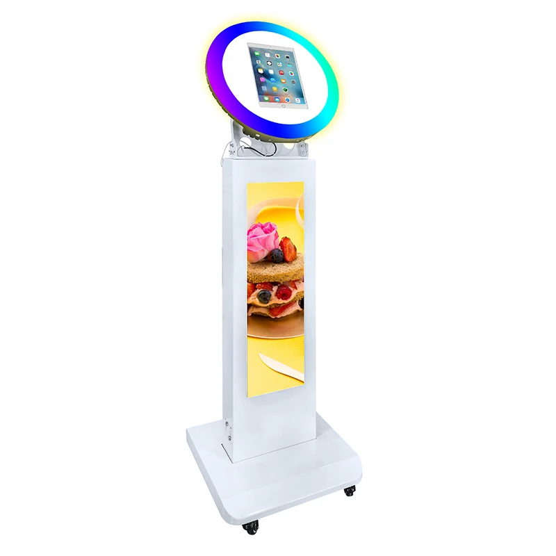 New Drop Shipping Photobooth Universal Version Ipad Photo Booth Shell LCD Screen Android 2G 32G SSD LCD Ipad Photo Booth Stand