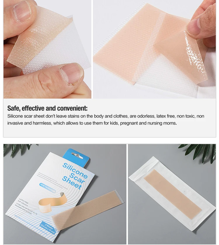 private label Silicone Scar Removal Sheets/silicone gel sheet for scar