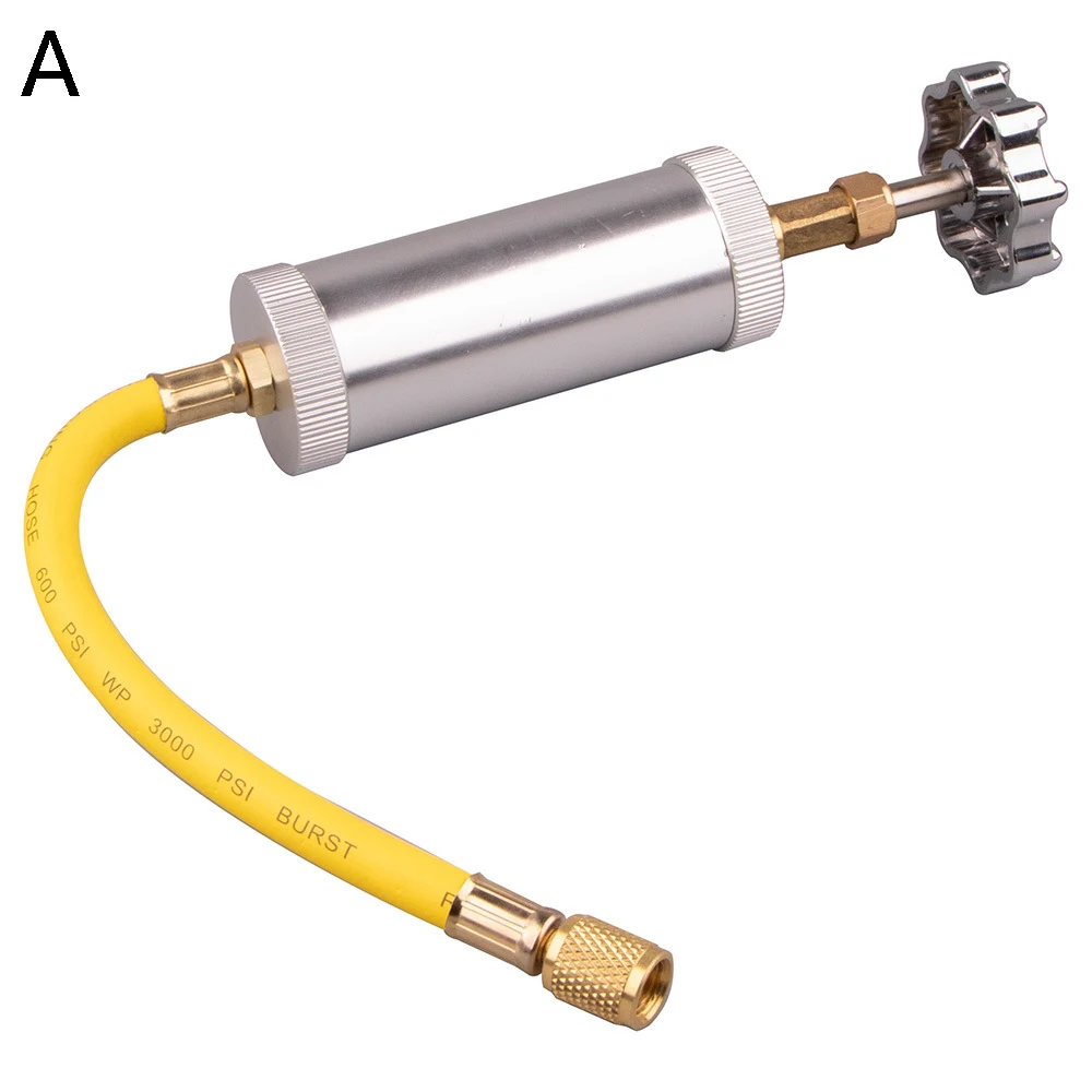 Refrigerant Oil Filling Tool R12R34a Air Conditioning Oil Cylinder Used for Workshop Injector