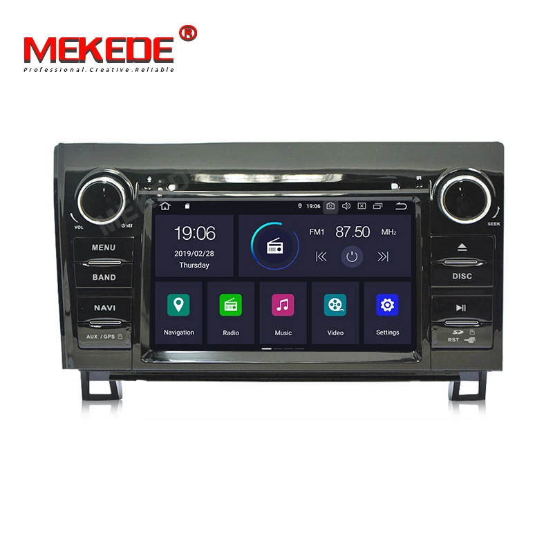 Автомобильный DVD-плеер PX30 Android 2007 7 дюймов GPS для Toyota Tundra 2013-2008