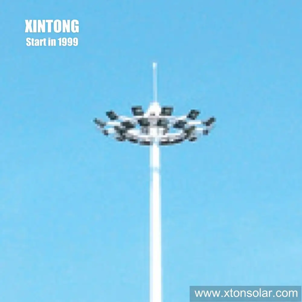 40 meter high mast pole for camera or winch