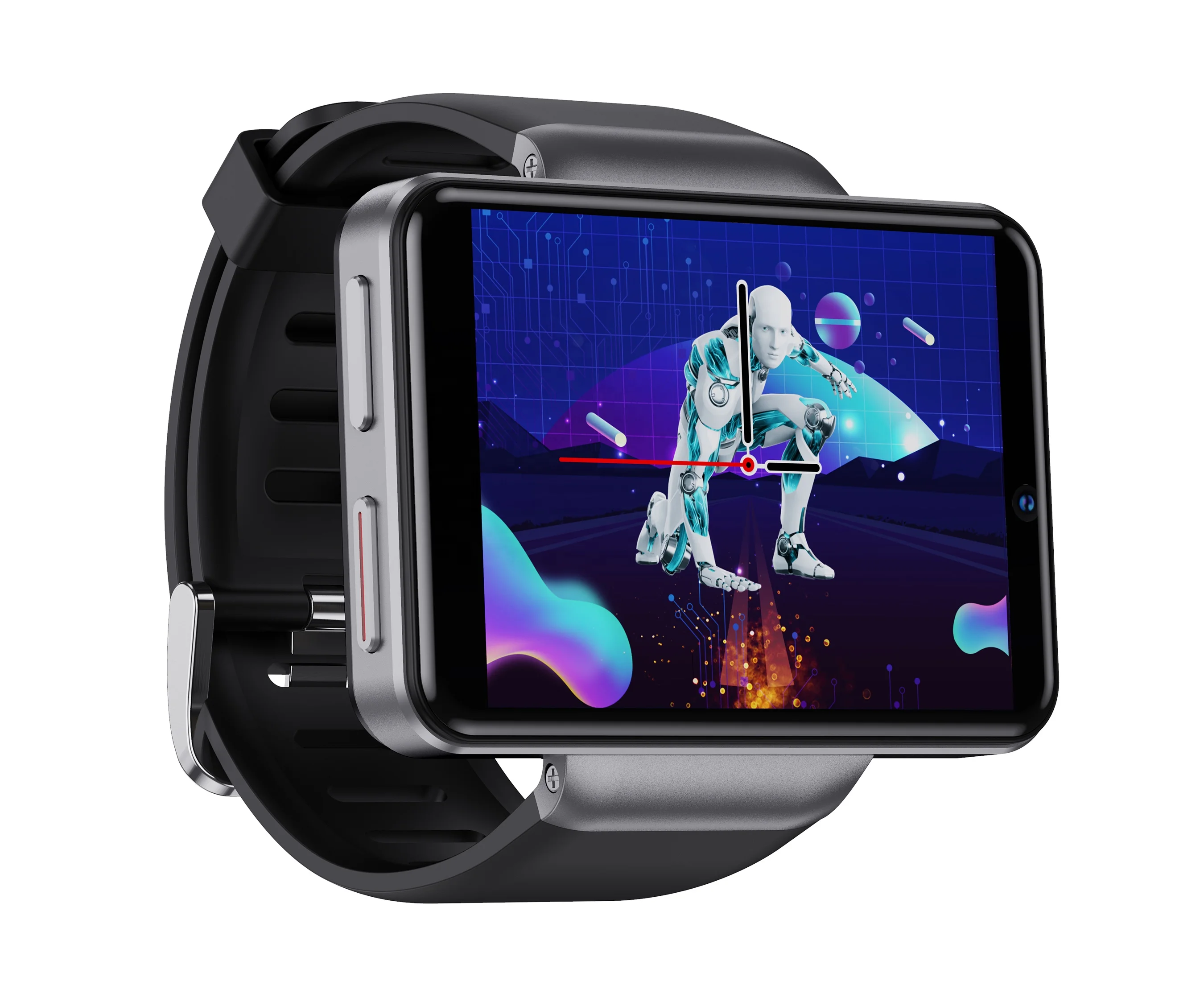 2022 New Dm101 Smart Watch 2.41 Inch Larger Screen Face Id Unclok Dual Camera 4g Android Man Smartwatch
