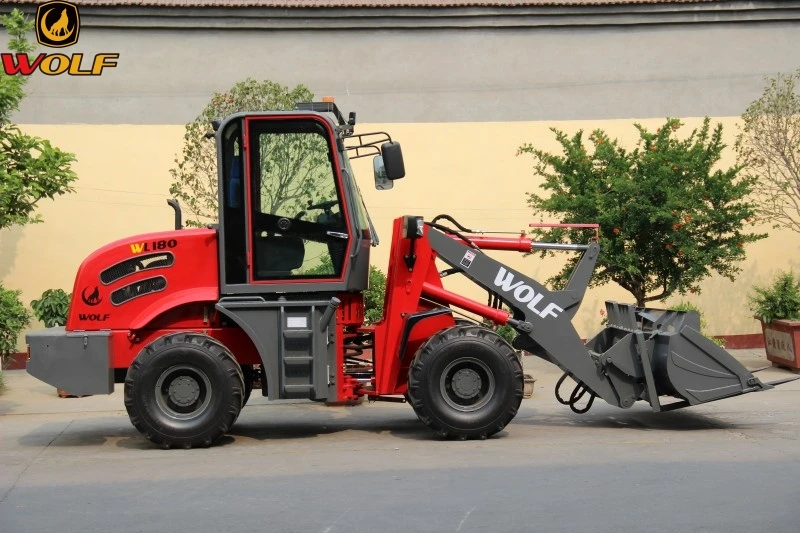 WOLF 1.8t/2t popular zl 920 radlader with changchai 4G33 70kw/95hp engine