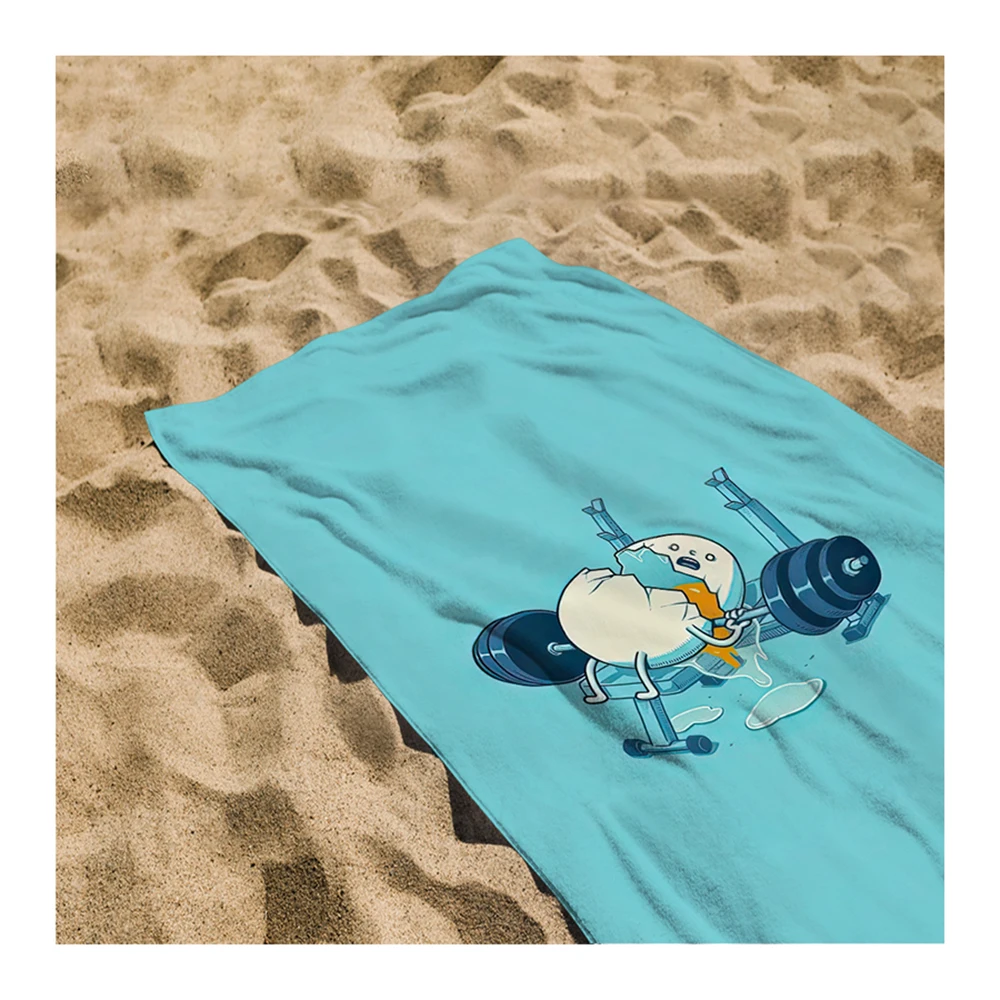 Beach Towel Blanket Custom Logo Beach Towel Summer Quick Dry Microfiber Polyester Printed Geometric 3D Digital Printing 1 PCS