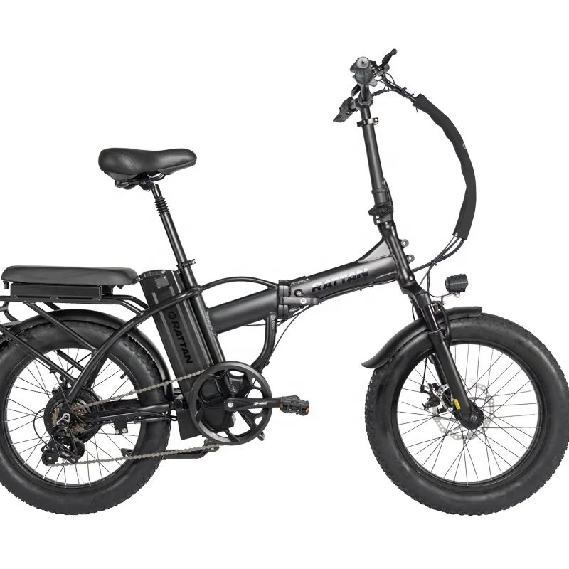 Rattan factory outlet folding e-bike LM 500w folding electric bike wholesale e-bike