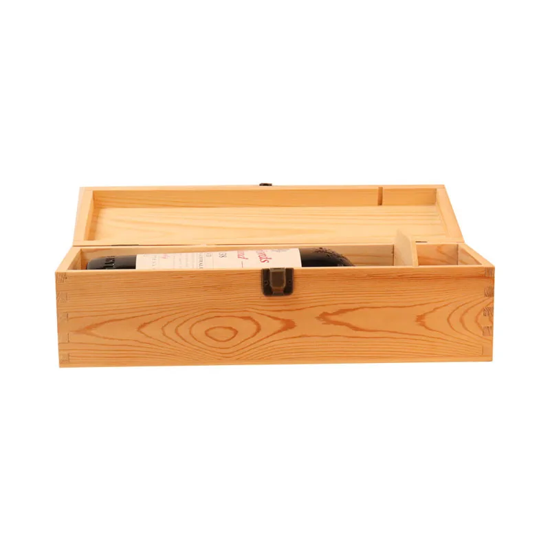 New Design Unfinished Wholesale Cheap Wooden Wine bottle gift box