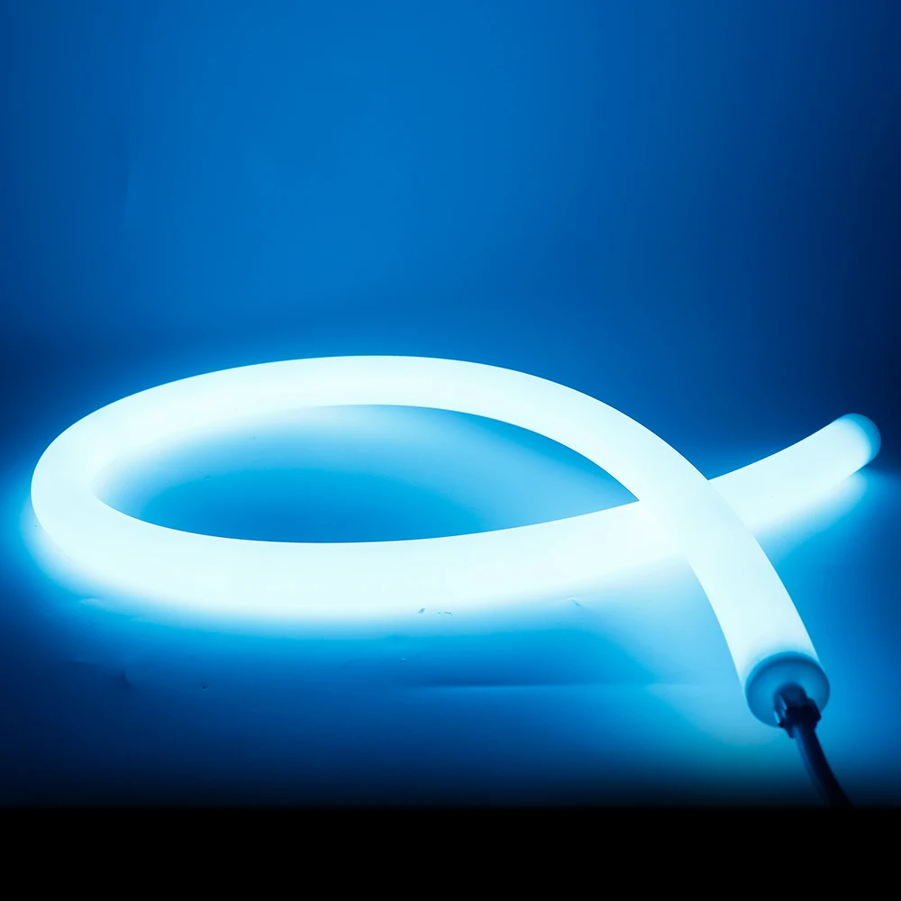 Neon Flex Degree Rgb Flex Strip Neon Light Round Bendable Braid Tube 360 Led Rigid