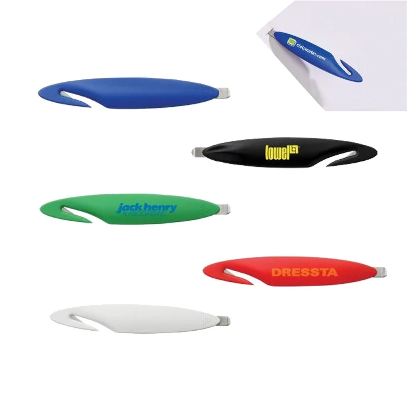 Пластиковый Открыватель для конвертов, безопасный и эффективный инструмент для открывания почтовых отправлений с острыми краями