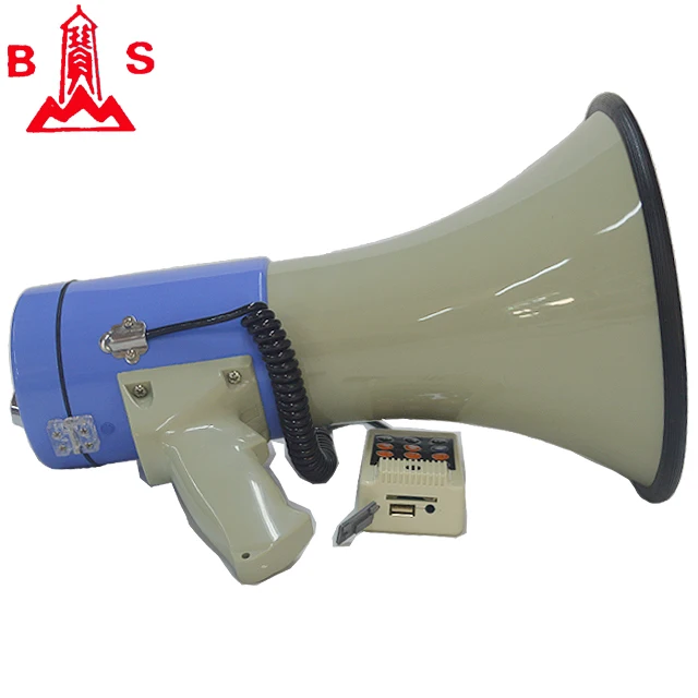 50 watt megaphone with safety siren power megaphone for addressing large crowds