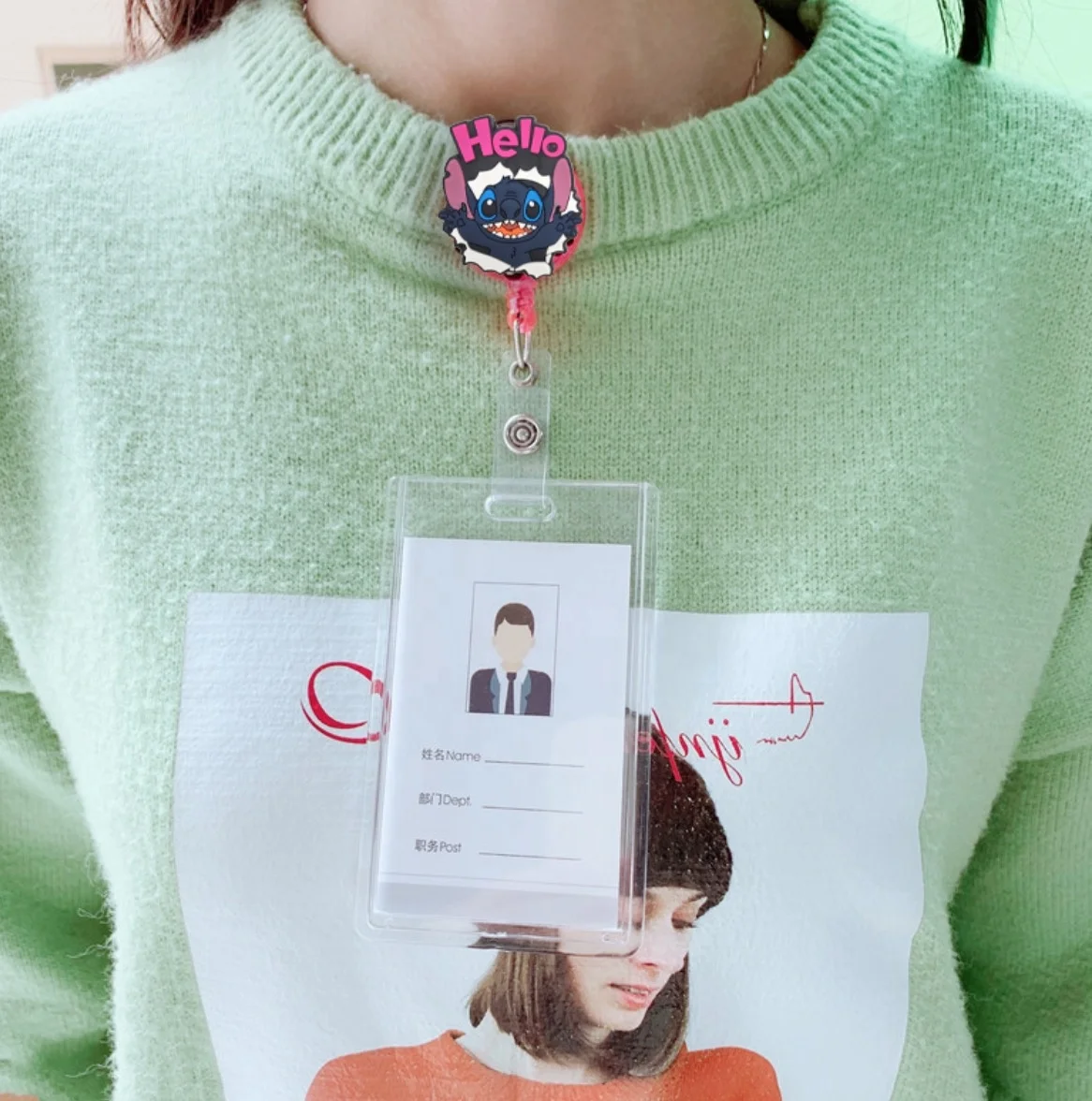 Bad Bunny Badge Reels Nurse Doctor Badge Holders Accessories Social Workers Badge Reel