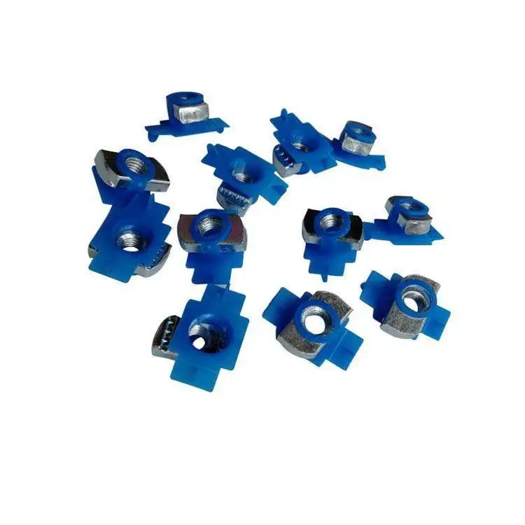 Yisen Factory manufacture Plastic wing nut channel spring nut  solar end clamps  high quality carbon steel