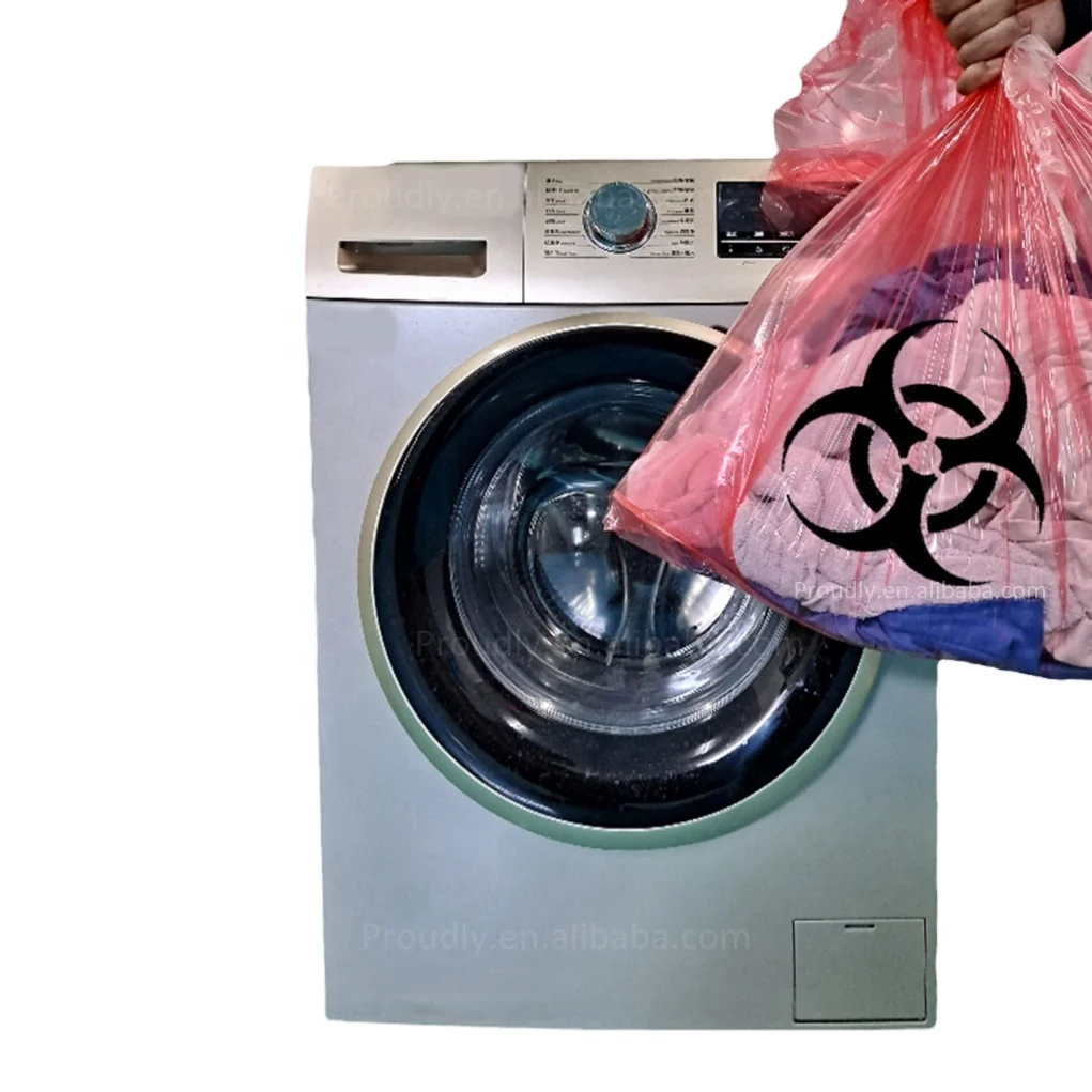 Hospital Hot & Cold PVA Water Soluble Laundry Bags for Medical Collection, ISO9001-2015 Certified