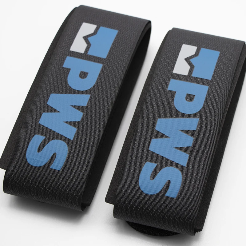 High quality Custom Logo Nordic Cross Country Ski Strap Snowboard Binding Hook And Loop Ski Strap Rubber Strap