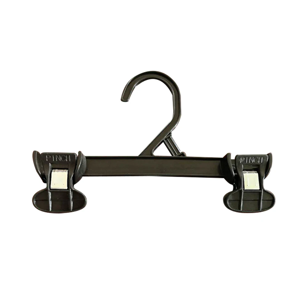 custom High Quality adult Skirt black Plastic Clothes Bottom With Clip Pant Hanger