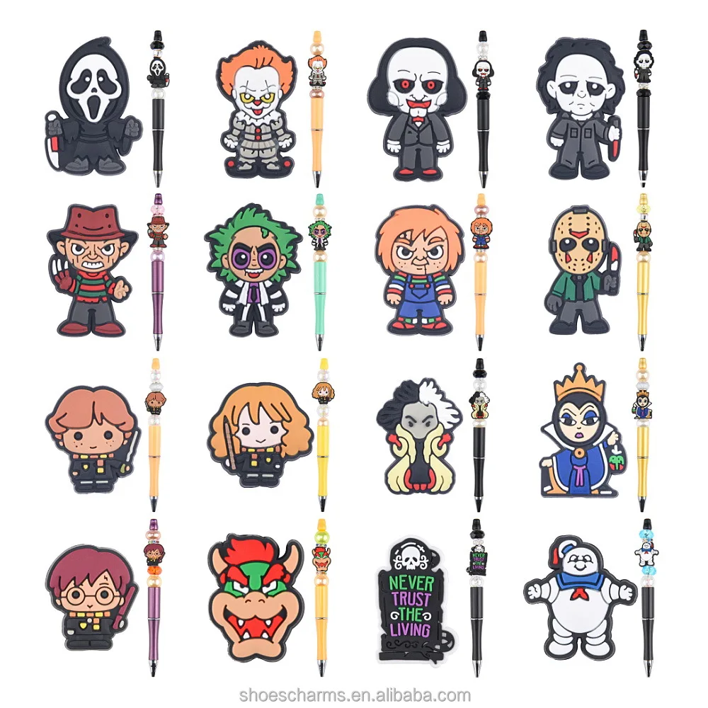 focal beads for pen decoration Karol G new silicon Evil Queen bead keychain making