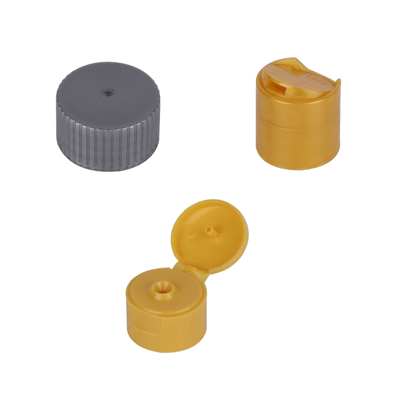 Round 28/410 24/410 Disc Top Cap Pp Shampoo Flip Top Cap Plastic Screw Cap For Shampoo Lotion Hand Bottle
