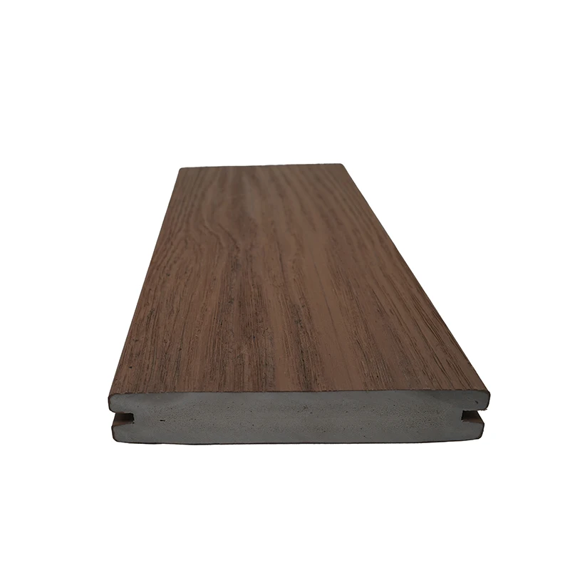 High-Performance PVC Grooved Solid Decking with Shock Absorption