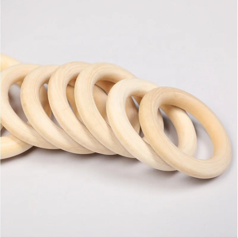 12mm-150mm lotus wood ring Natural Wooden circle Ring Unfinished Wood Jewellery Craft ring