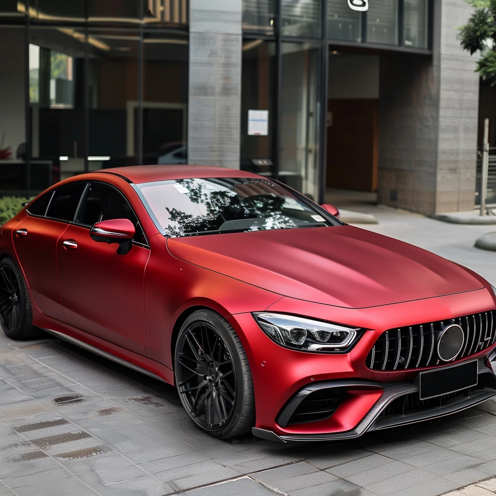 Wholesale Factory Matte Series PET Tomato Red car wrap film vinyl purple car sticker vinyl for car vinyl wrap wholesale
