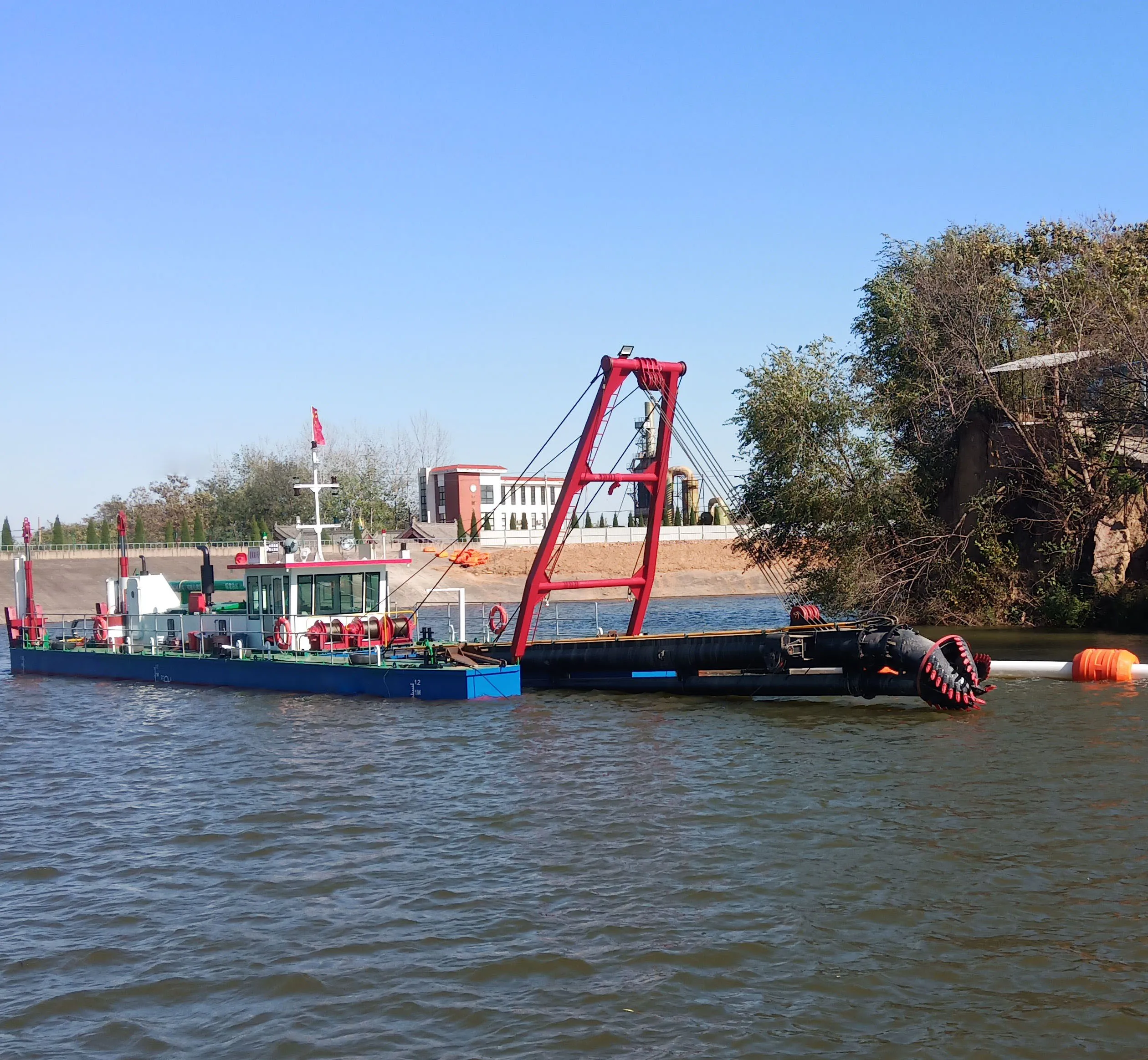 New Hydraulic Cutter Suction Dredger Vessel for Sand and Gravel Dredging with Efficient Motor Dredging Equipment