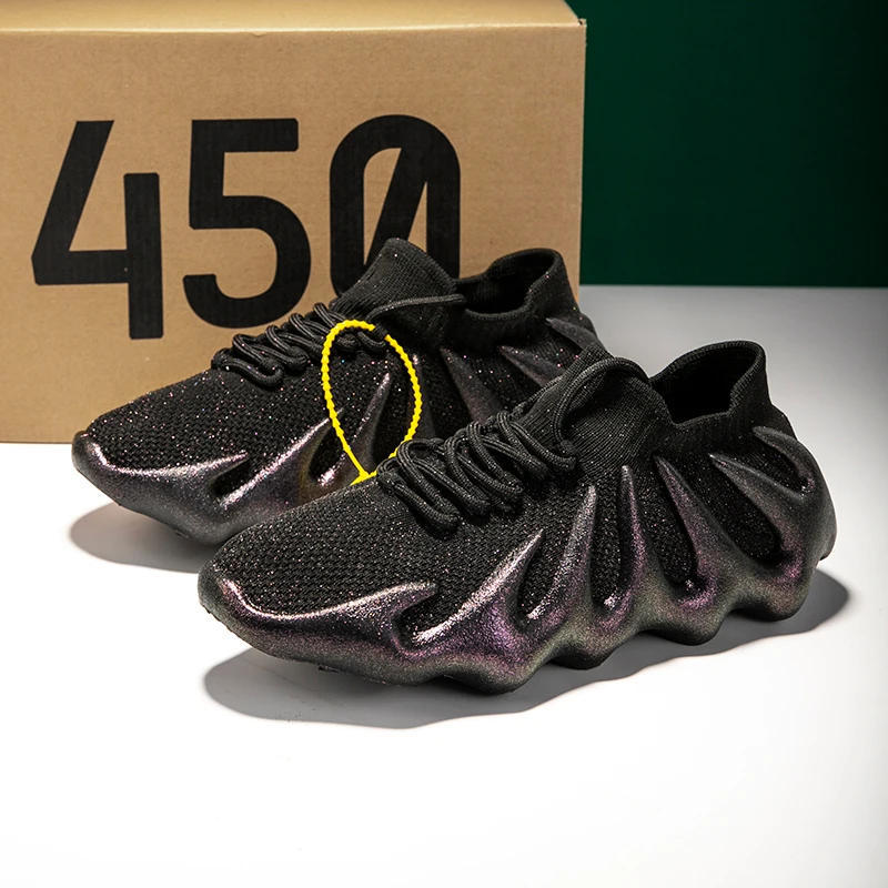 450  Lovers coconut shoes 2021 new flying shoes women and men sports leisure breathable shoes