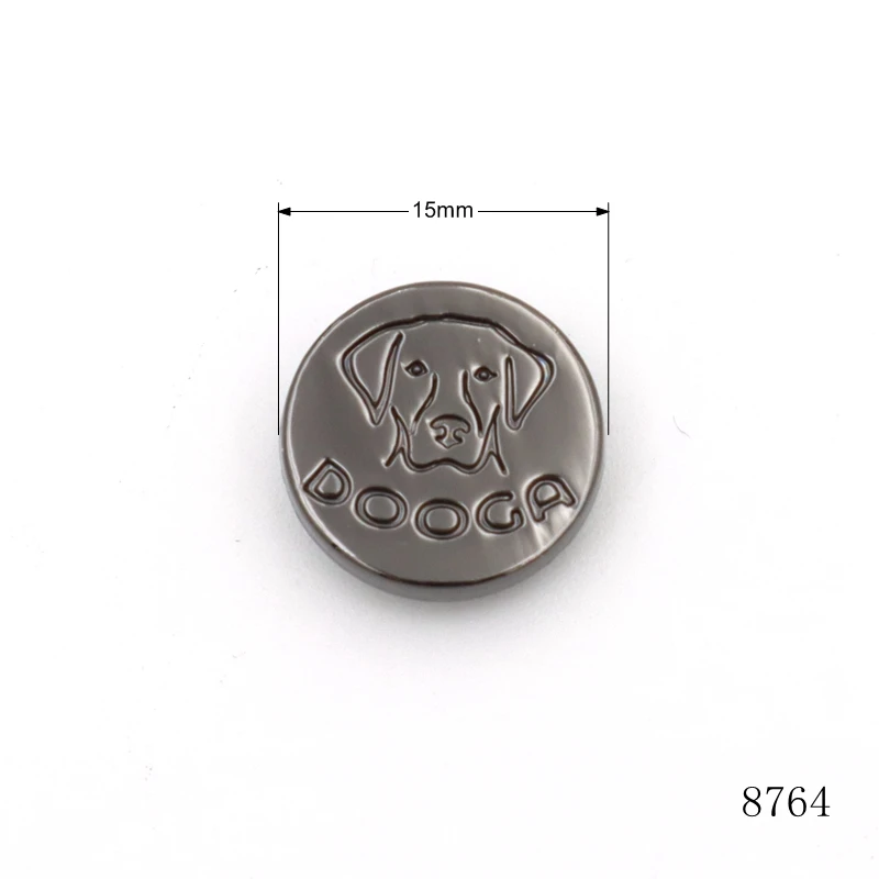 Zinc Alloy Bag Parts Accessories Rivets Metal Heart Shape Rivet Stud Custom Logo Rivet For Bags or Toys
